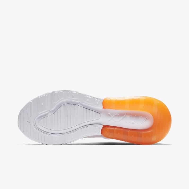 Nike air max 270 white black total orange best sale